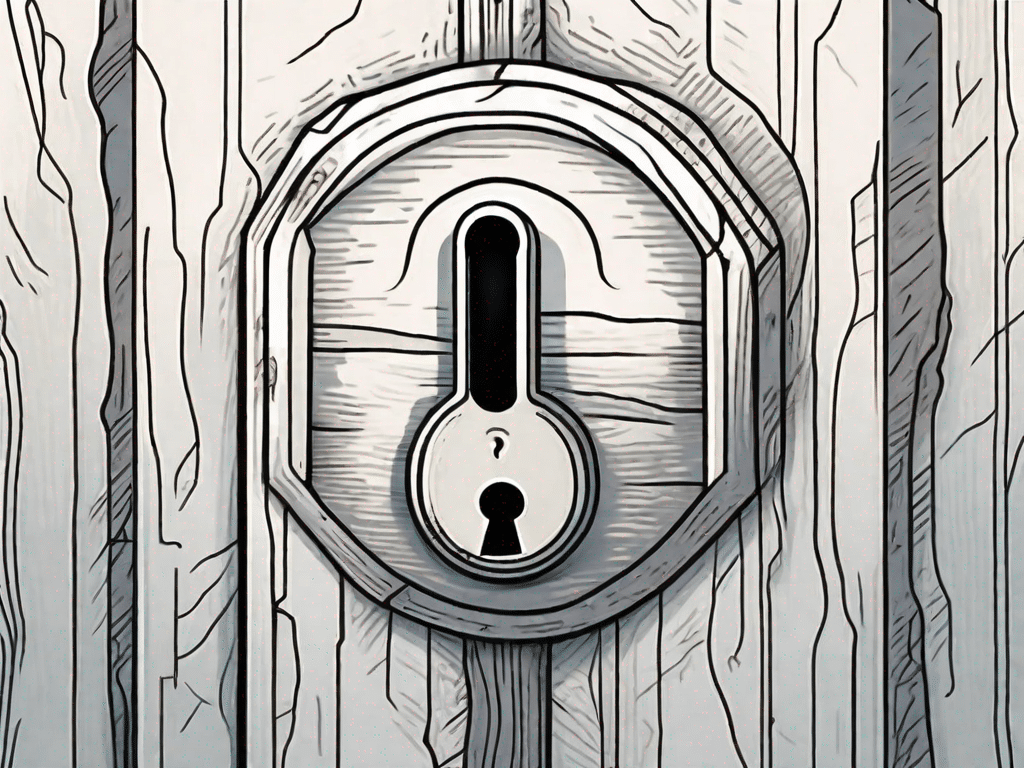 A key entering a keyhole