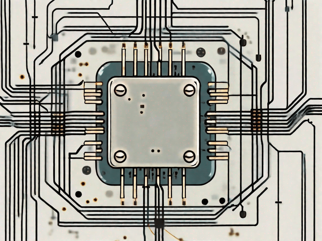 An lga (land grid array) chip