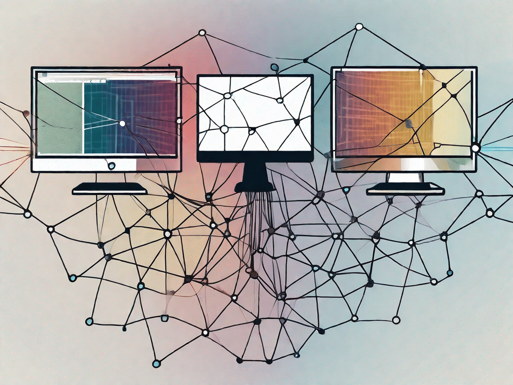 A network of interconnected computers
