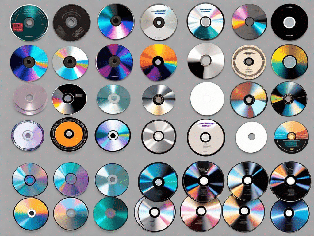 Several dvd+r discs