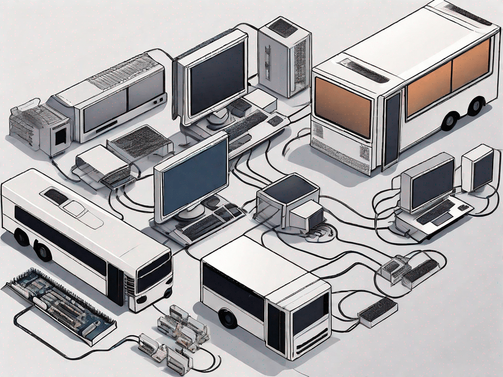 Various types of computer hardware buses