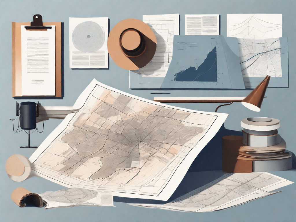 Various types of documents such as a map