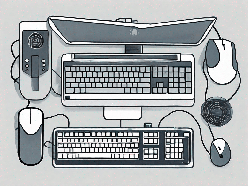 Various input devices like a keyboard
